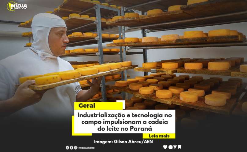 Industrialização e tecnologia no campo impulsionam a cadeia do leite no Paraná