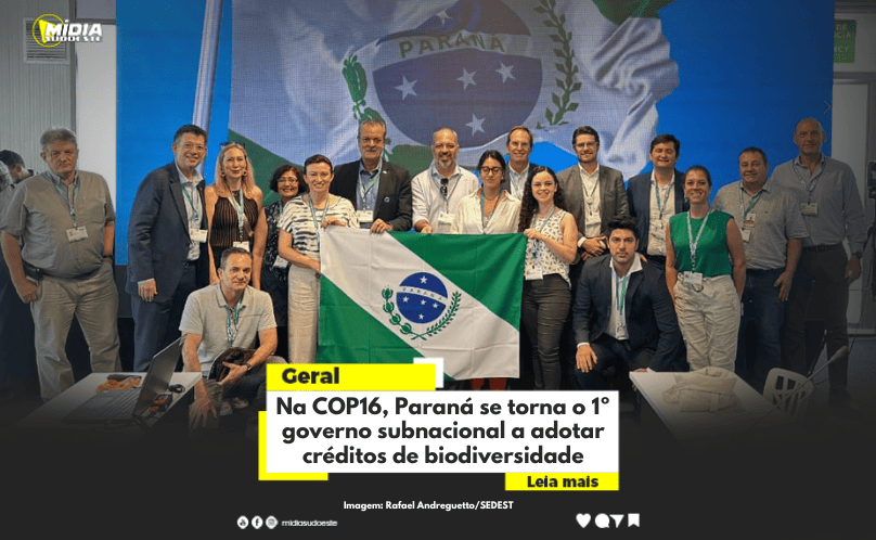 Na COP16, Paraná se torna o 1º governo subnacional a adotar créditos de biodiversidade