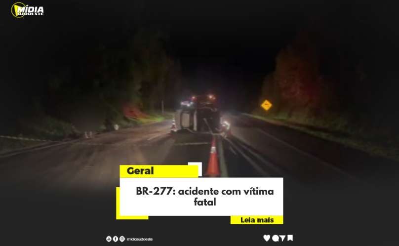 BR-277: acidente com vítima fatal