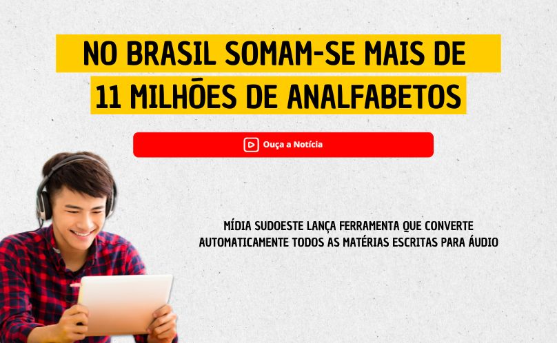 No Brasil somam-se mais de 11 milhões de analfabetos