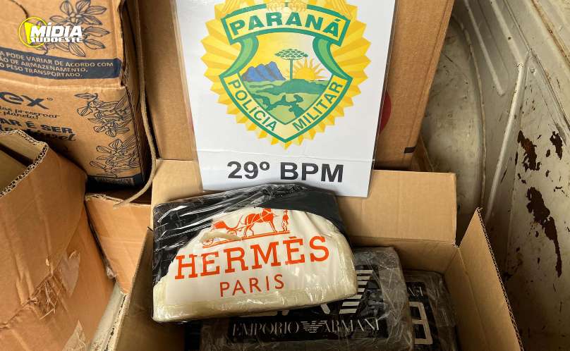 Curitiba: Polícia Militar do Paraná localiza veículo abandonado com meia tonelada de cocaína 