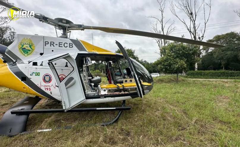 Curitiba: Mulher sofre lesões graves após cair de escada dentro de casa 