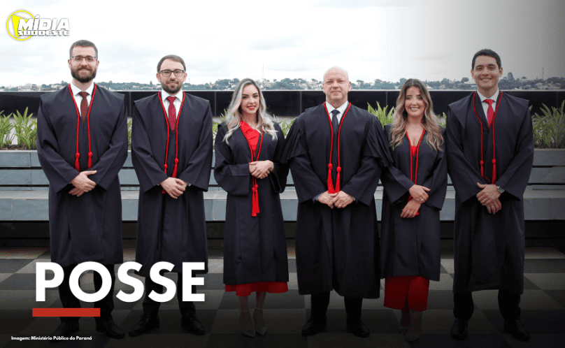 Ministério Público do Paraná recebe cinco novos promotores