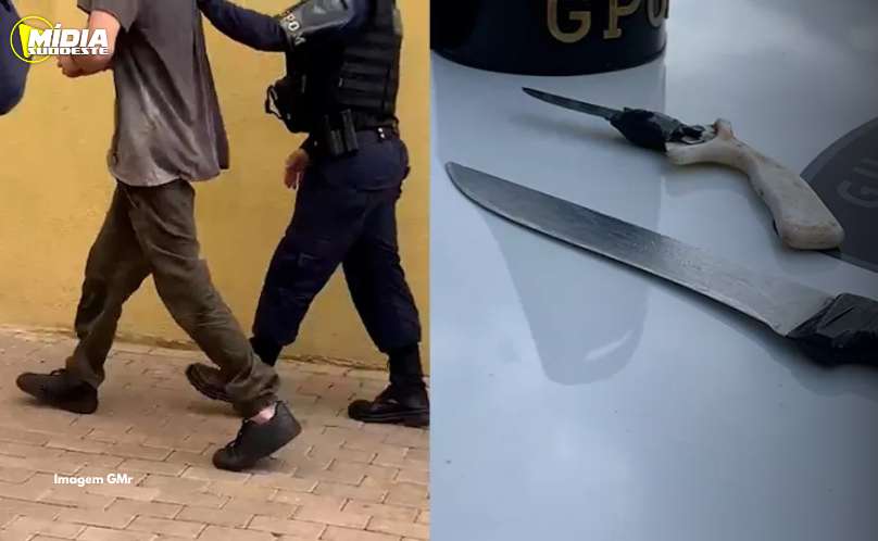Cascavel: homem tenta agredir ex-companheira, leva mata-leão e é preso no bairro Riviera
