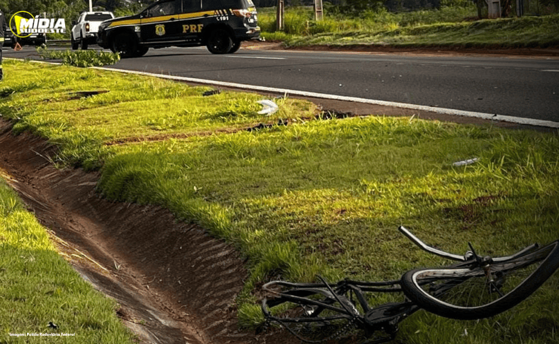 Nova Esperança: ciclista morre após atropelamento em grave acidente
