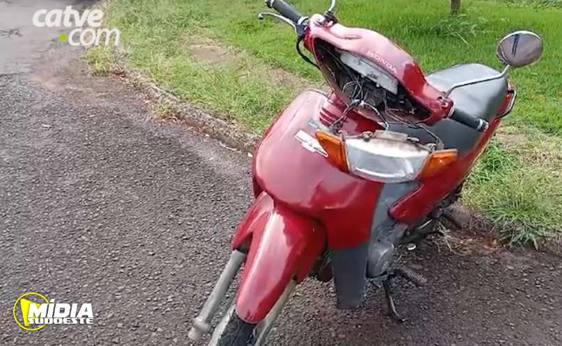 Cascavel: motociclista ferido em acidente 