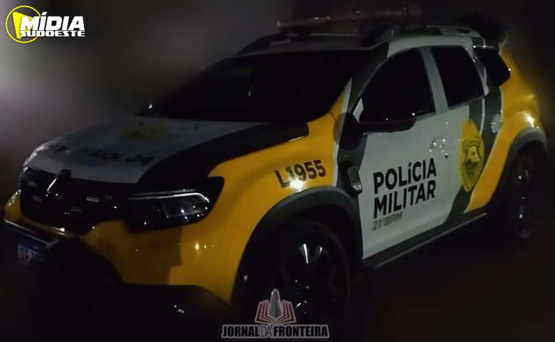 Barracão: veículo argentino foge do local após se envolver em acidente