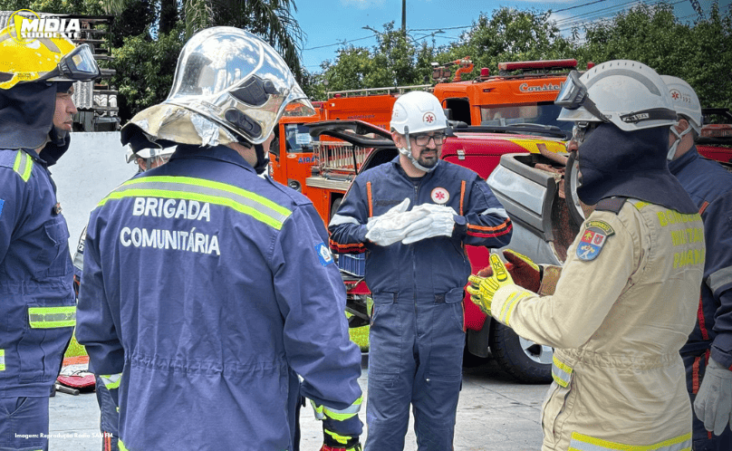 Capitão Leônidas Marques: capacitação reúne profissionais que atendem ocorrências de emergência