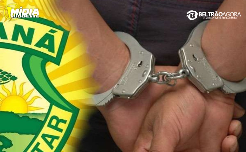 Francisco Beltrão: Polícia Militar prende homem com mandado de prisão em aberto