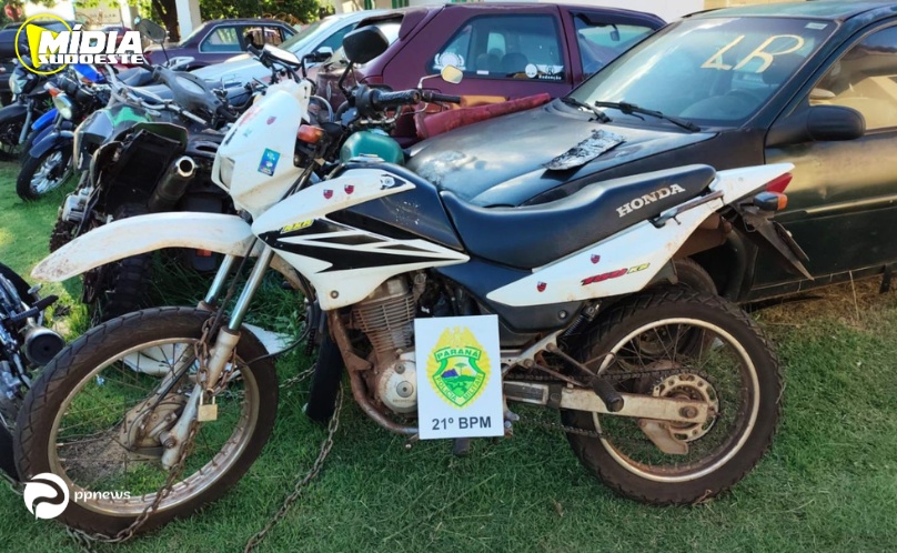 Francisco Beltrão: Polícia Militar recupera motocicleta furtada