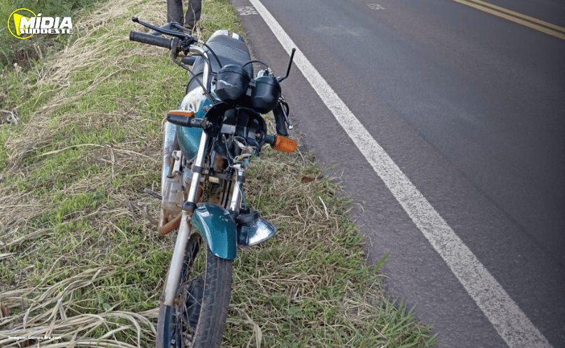 Motociclista fica ferido após sofrer queda na PR-180