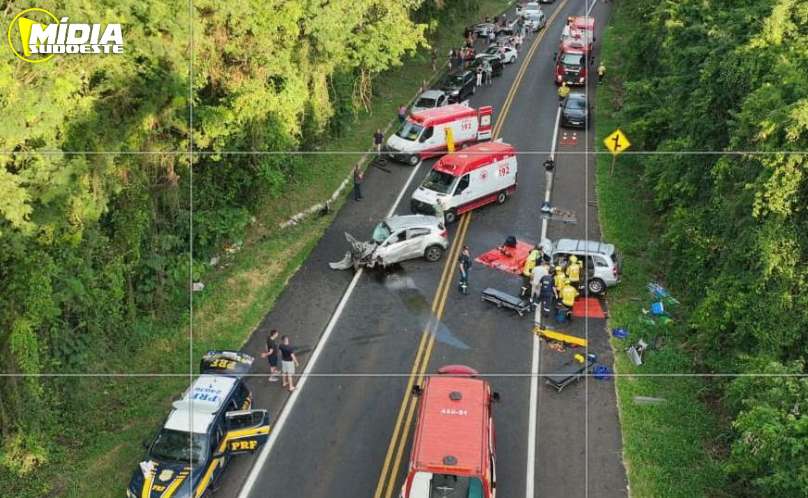 Grave acidente com óbitos na BR-282 