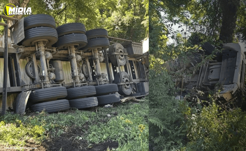 Grave acidente na BR-282 deixa motorista preso às ferragens