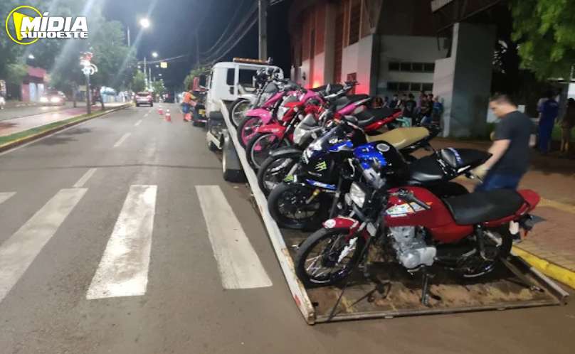 Toledo: Operação da Polícia Militar e Guarda Municipal apreende motocicletas 