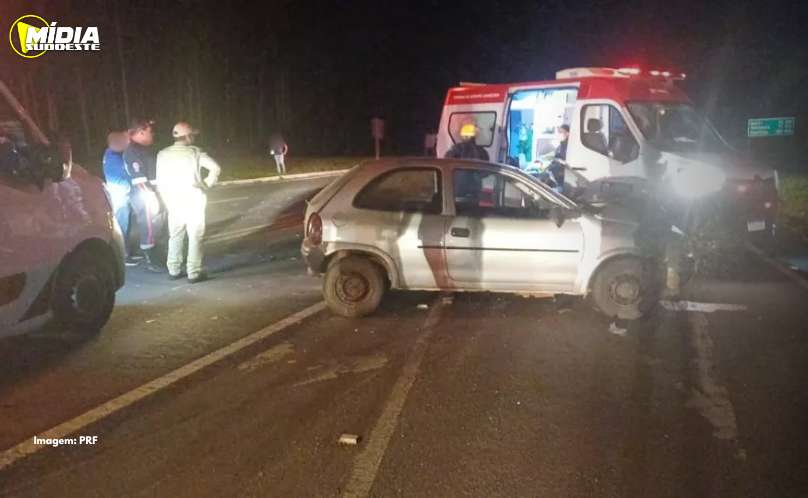 Motorista bêbado deixa cinco pessoas feridas em acidente na BR-153