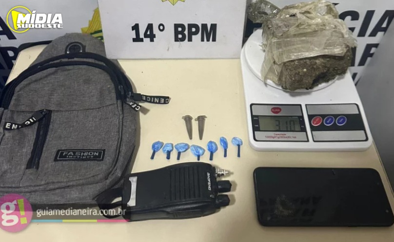 Medianeira: homem é preso por tráfico de drogas