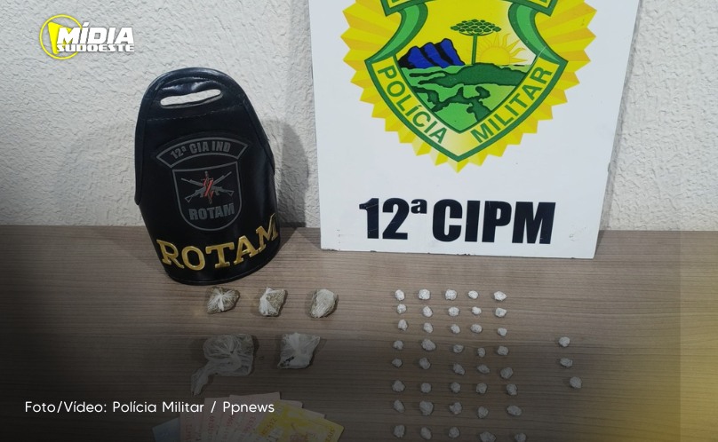 Clevelândia: Polícia Militar prende casal acusado de tráfico de drogas