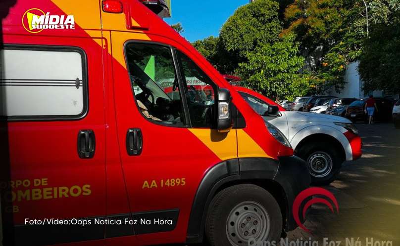 Foz do Iguaçu: homem sofre acidente 