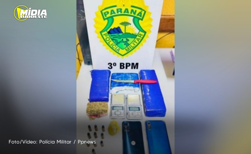 São João: Polícia Militar prende homem por tráfico de drogas após denúncias