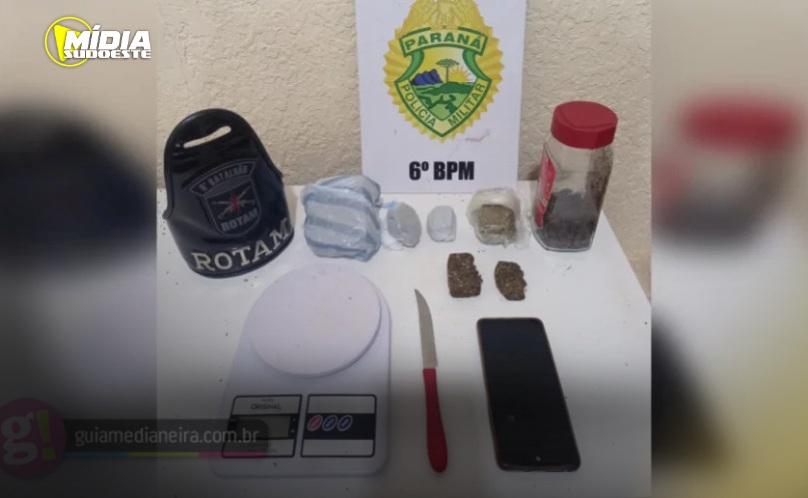 Matelândia: homem é preso por tráfico de drogas