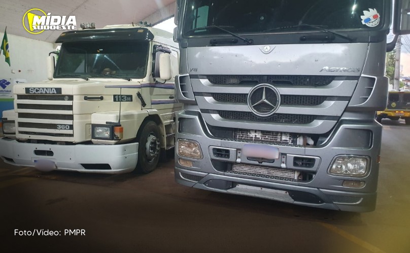 SAS: Polícia Militar apreende duas carretas carregadas com laranjas