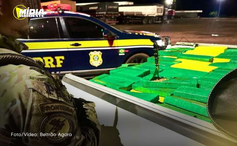BR-369: Polícia Rodoviária Federal prende rapaz com mais de uma tonelada de maconha
