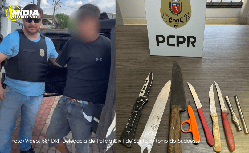 Delegado Dr. Rafael Mota fala sobre as quatro prisões em Santo Antonio do Sudoeste