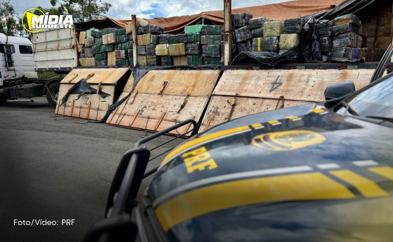 Guarapuava: Polícia Rodoviária Federal apreende quase 4,5 toneladas de maconha