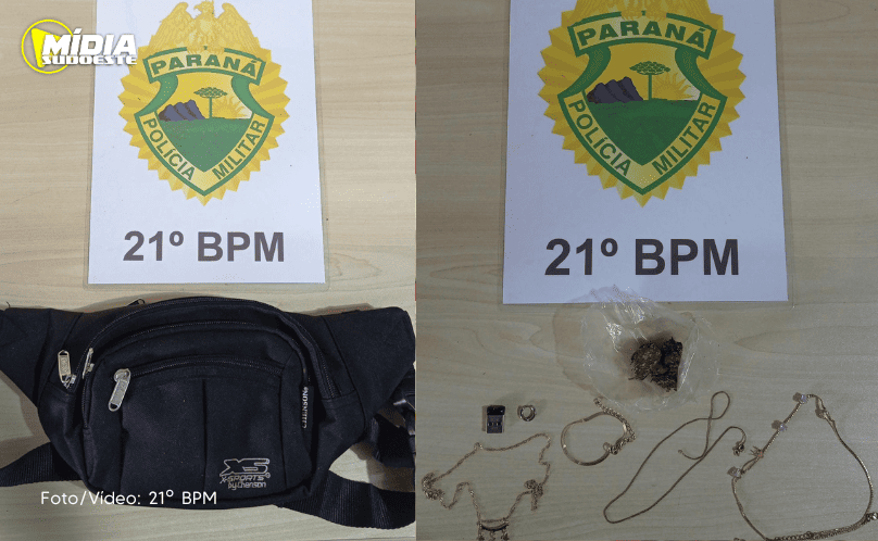 Homem é preso com maconha e bijuterias