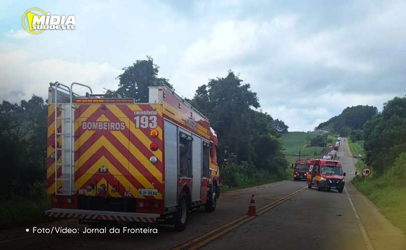 Guarujá do sul: casal fica gravemente ferido em acidente