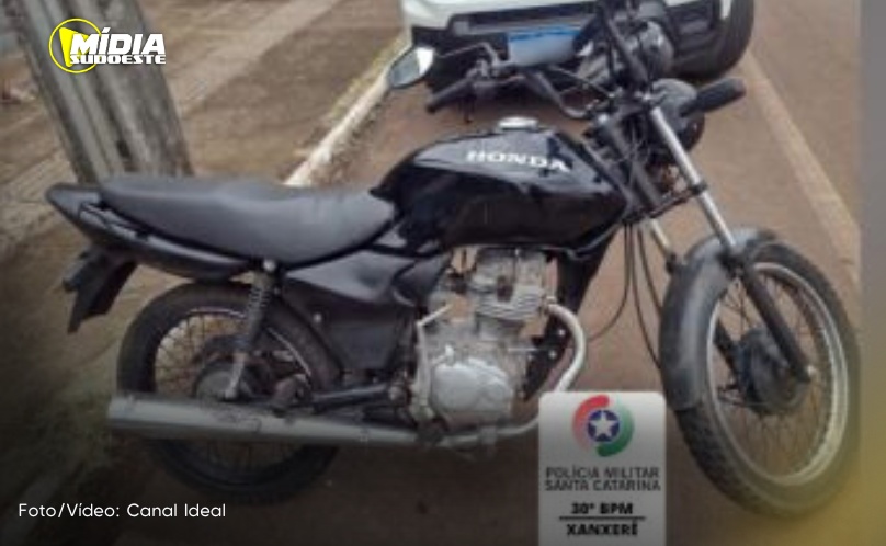 Xanxerê: Homem é detido após comprar moto furtada