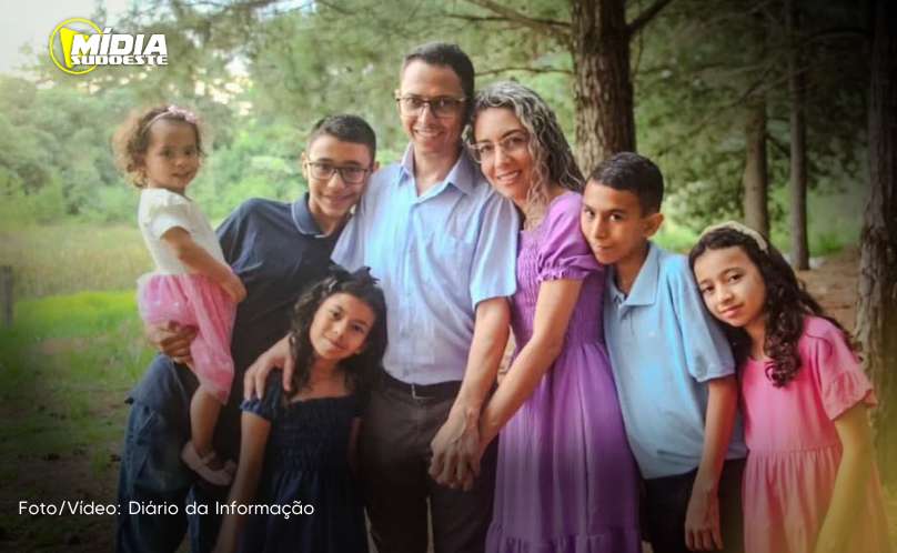 Telêmaco Borba: casal viraliza após adotar cinco filhos