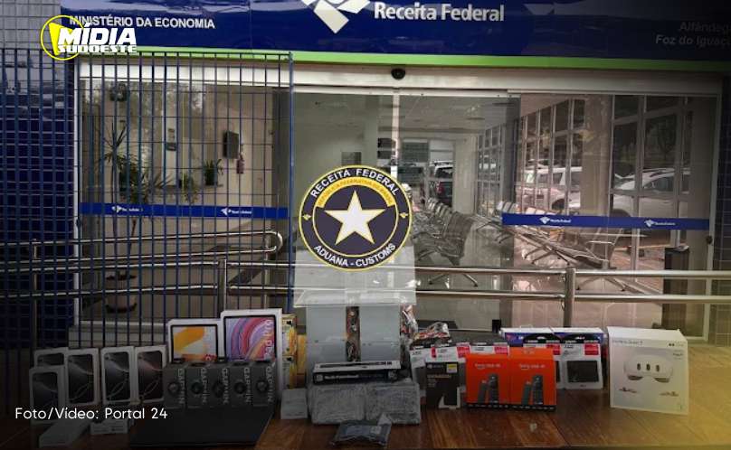 Receita Federal apreende mais de R$ 150 mil em mercadorias descaminhadas 