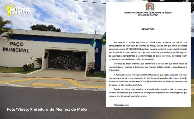 Prefeitura recupera R$ 298 mil que haviam desaparecido