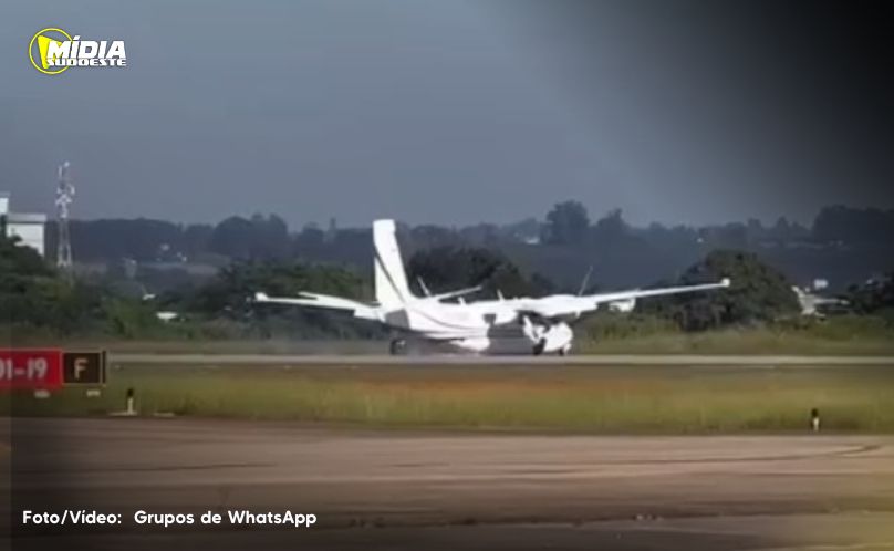 Sorocaba: aeronave faz pouso de barriga em aeroporto