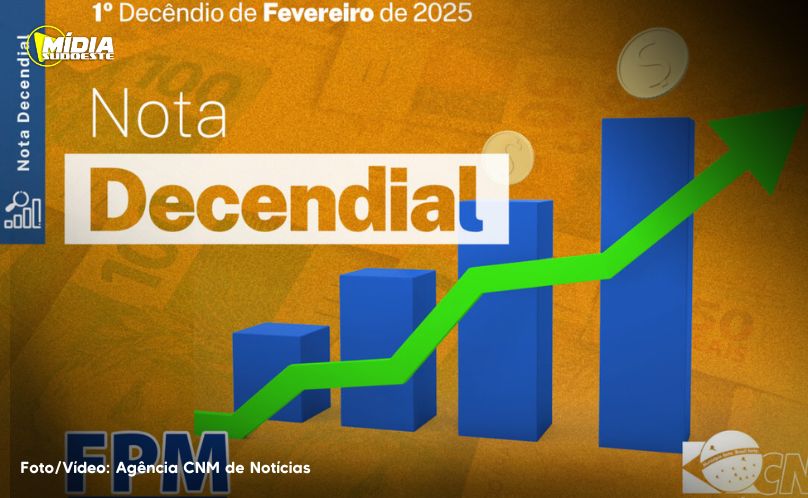 AMP e CNM informam: FPM do 1° decêndio de fevereiro, creditado, é de 4,31%