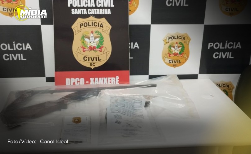 Xanxerê: idoso é detido em flagrante por posso irregular de arma de fogo
