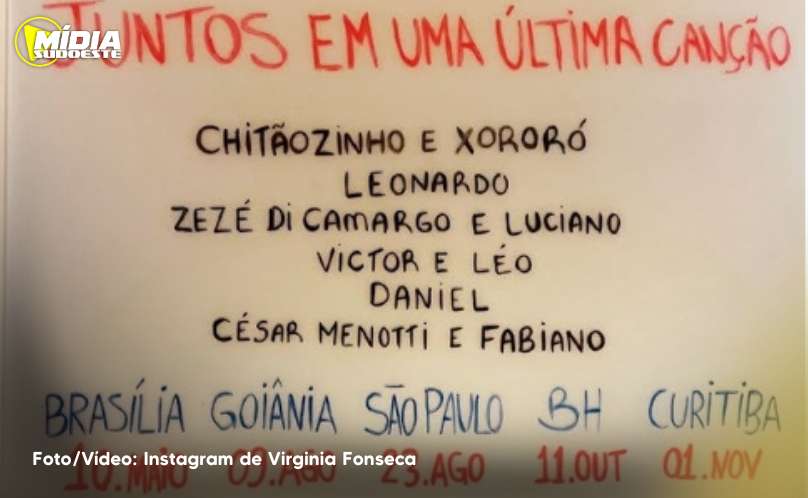Virginia Fonseca dá spoiler sobre projeto misterioso com Leonardo, Daniel e outros cantores