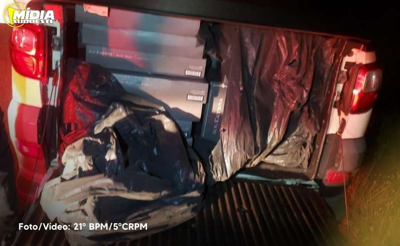 Realeza: Polícia Militar apreende produtos de descaminho 