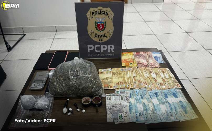Ampére: Polícia Civil deflagra operação Fim da Folia contra o tráfico de drogas 