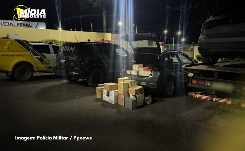 Polícia Militar apreende carregamento de vinho na PRC-280