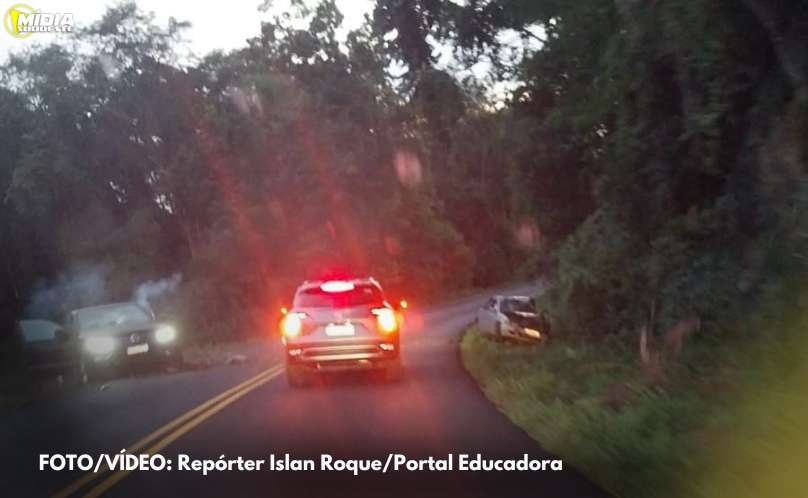 PR-473: colisão frontal deixa cinco pessoas feridas 