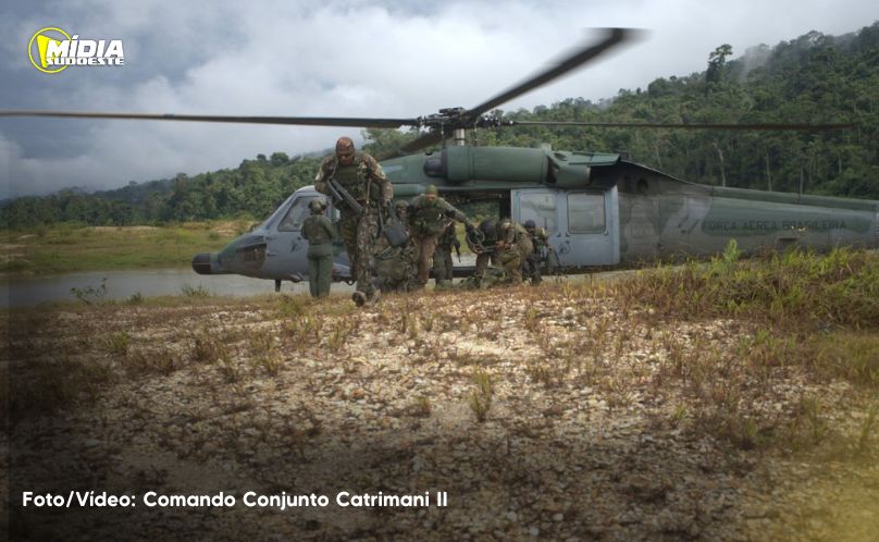 Operação Catrimani destrói dragas do garimpo ilegal em Terra Indígena Yanomami