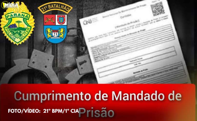 Francisco Beltrão: Polícia Militar cumpre mandado de prisão durante patrulhamento 