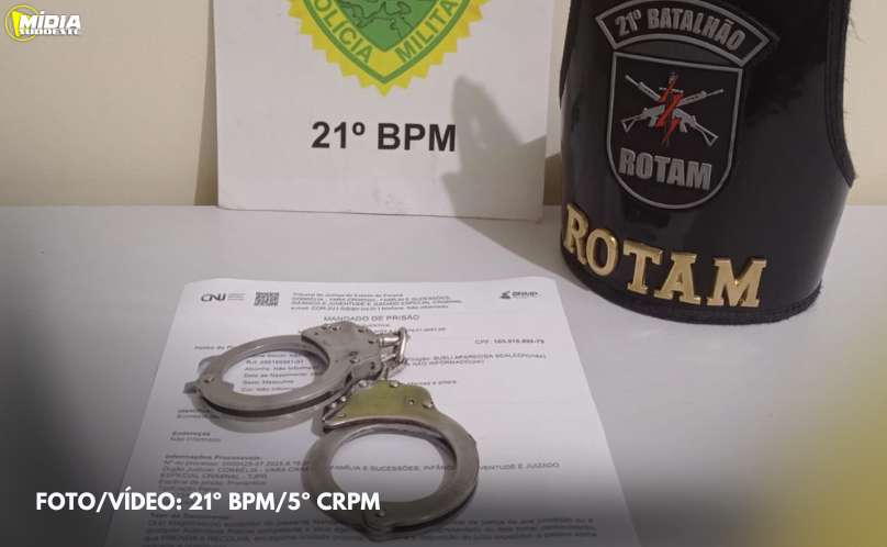 Dois Vizinhos: Rondas Ostensivas Táticas com Apoio de motocicletas cumpre mandado de prisão contra homem 