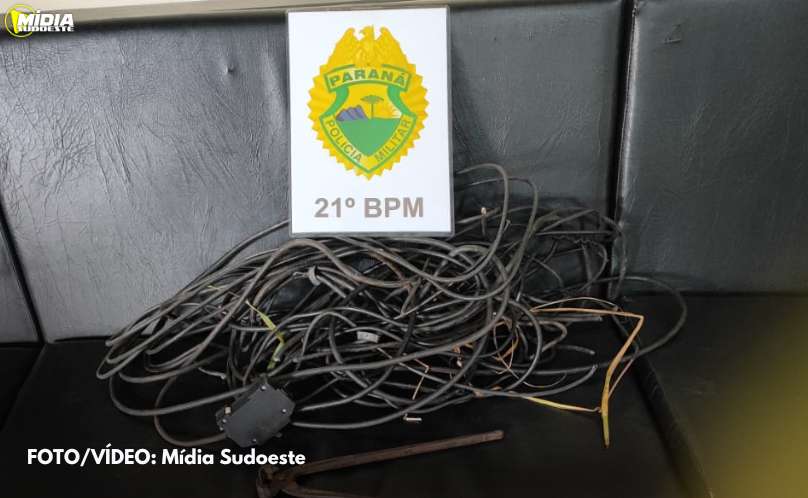 Francisco Beltrão: homem é preso após furtar fiação elétrica  