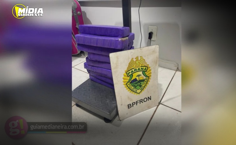 São Miguel do Iguaçu: homem é preso com mais de 10 kg de maconha pelo BPFRON