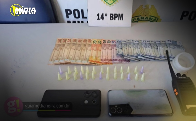 Medianeira: Polícia Militar apreende adolescentes por tráfico de drogas