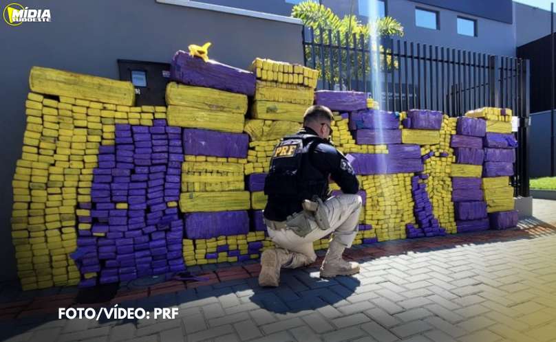 Polícia Rodoviária Federal apreende 1,2 tonelada de maconha escondida em caminhão 