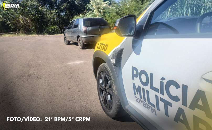 Francisco Beltrão: Polícia Militar recupera veículo com alerta de furto 